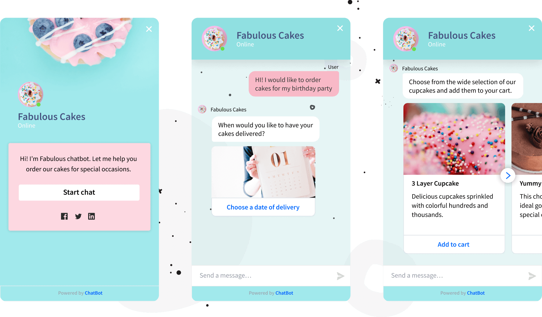 The gallery of chatbots