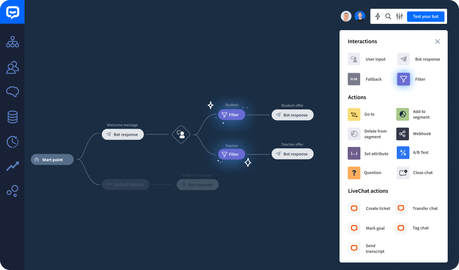 Filters in ChatBot