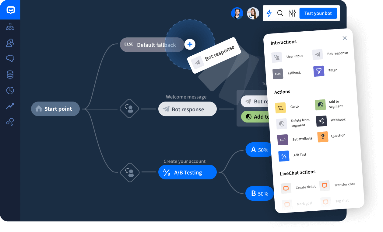 ChatBot Visual Builder - A Better Way of Building Chatbots