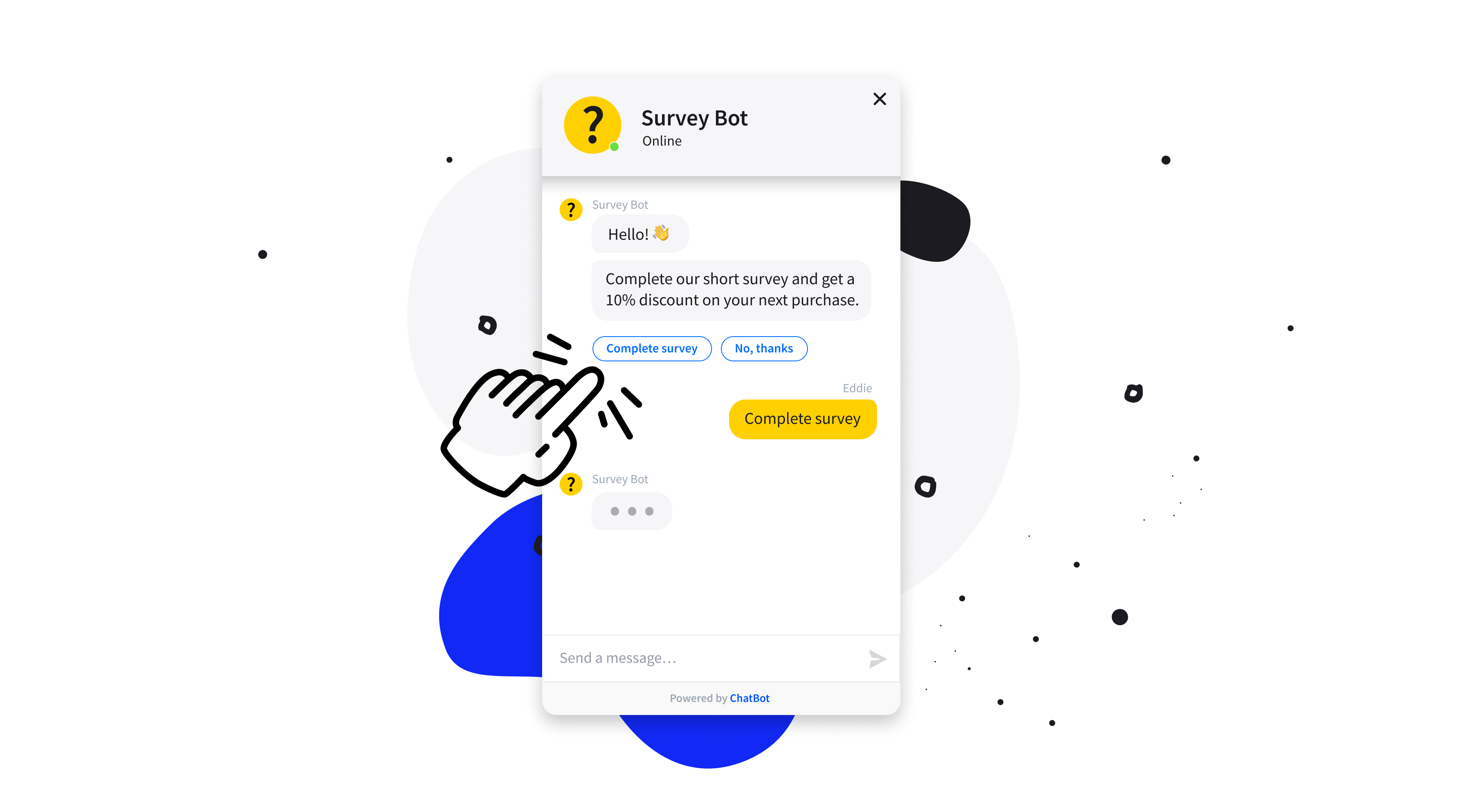 bucket chatbot website