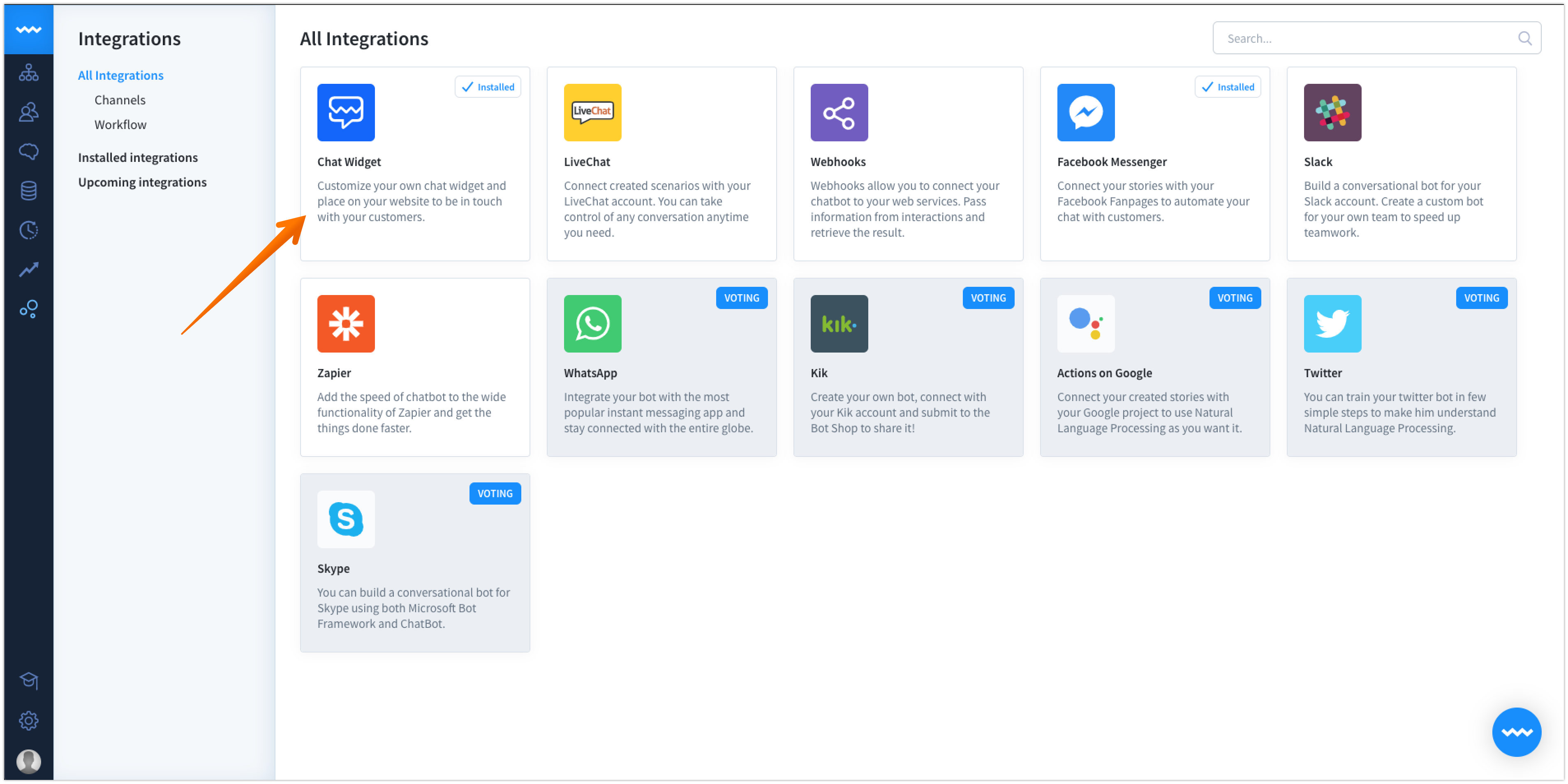 Configure Chat Widget Configure Chat Widget
