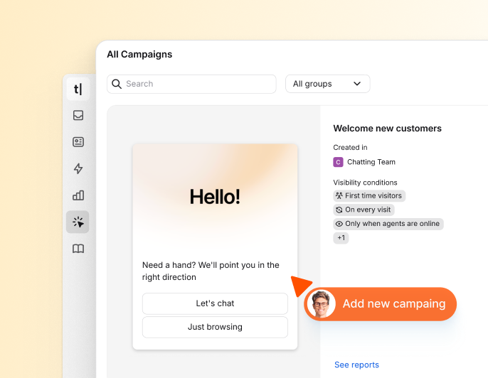 Marketing chatbot campaign dashboard for lead nurturing and conversion tracking