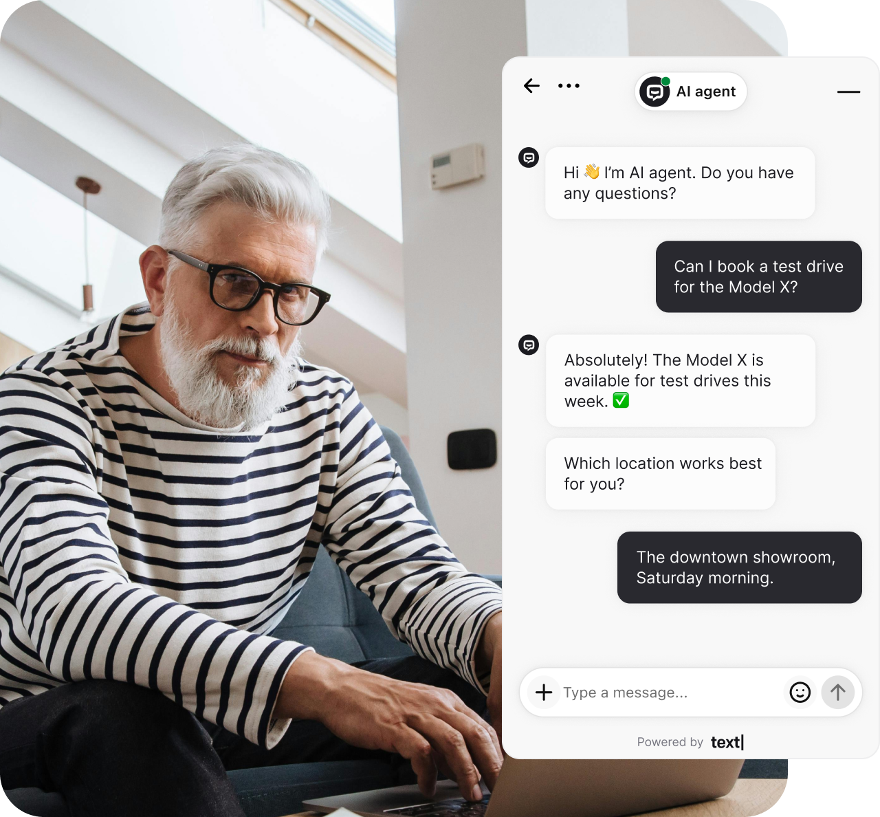 AI automotive chatbot for test drive scheduling and car dealership lead qualification