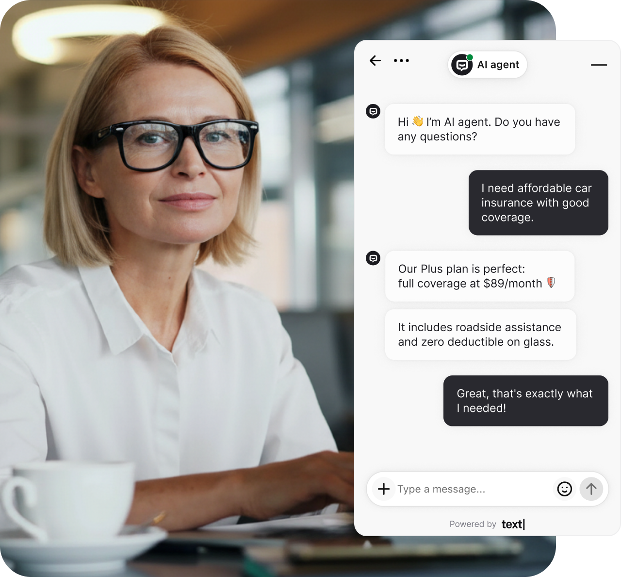 AI insurance chatbot for claims processing and policy inquiry support