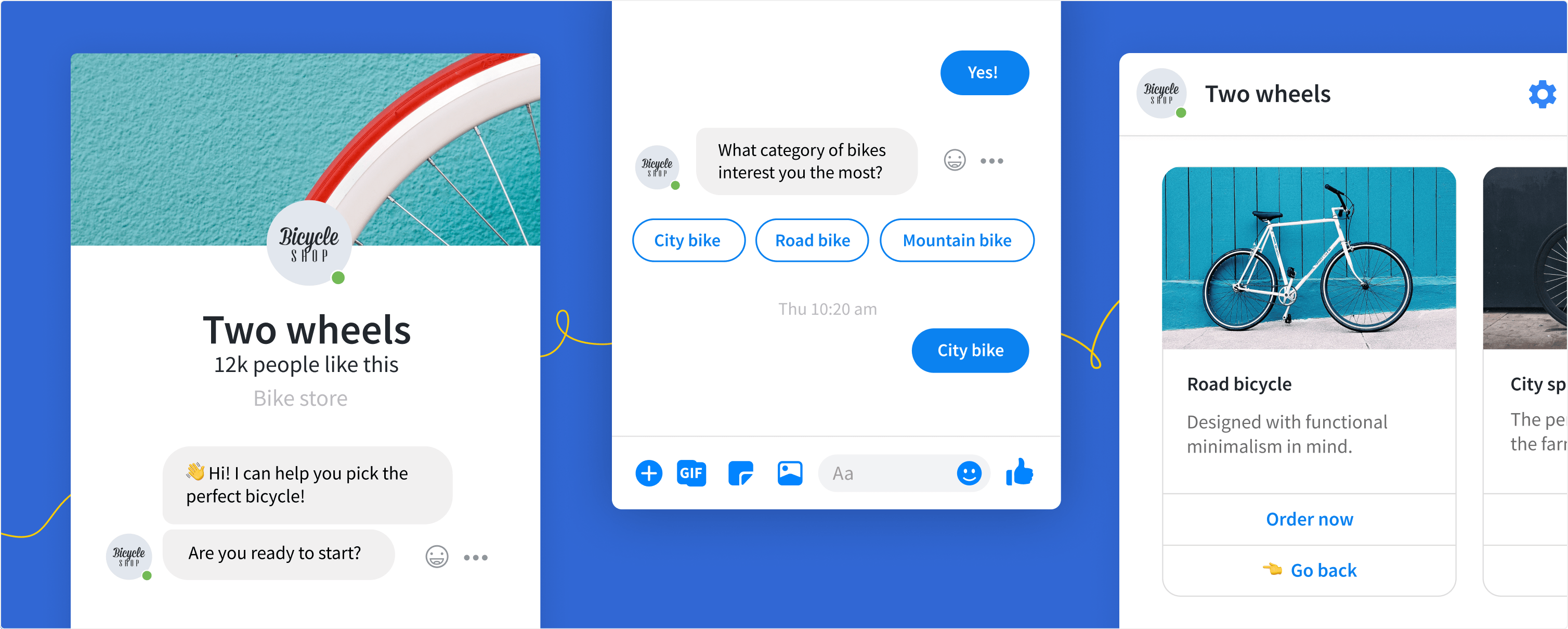 ChatBot one-click integration with Facebook Messenger