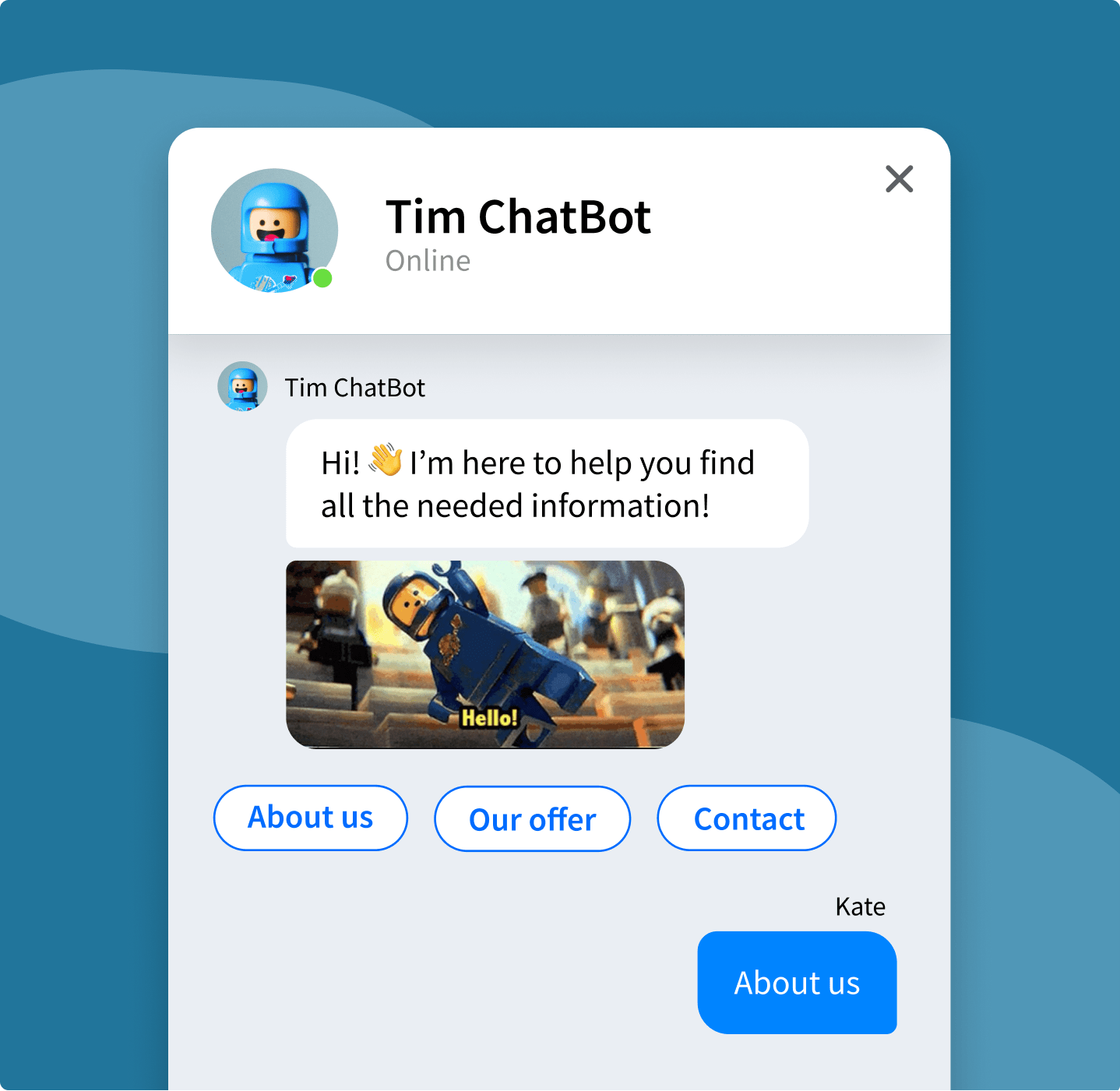 Add your chat bot to your WordPress page