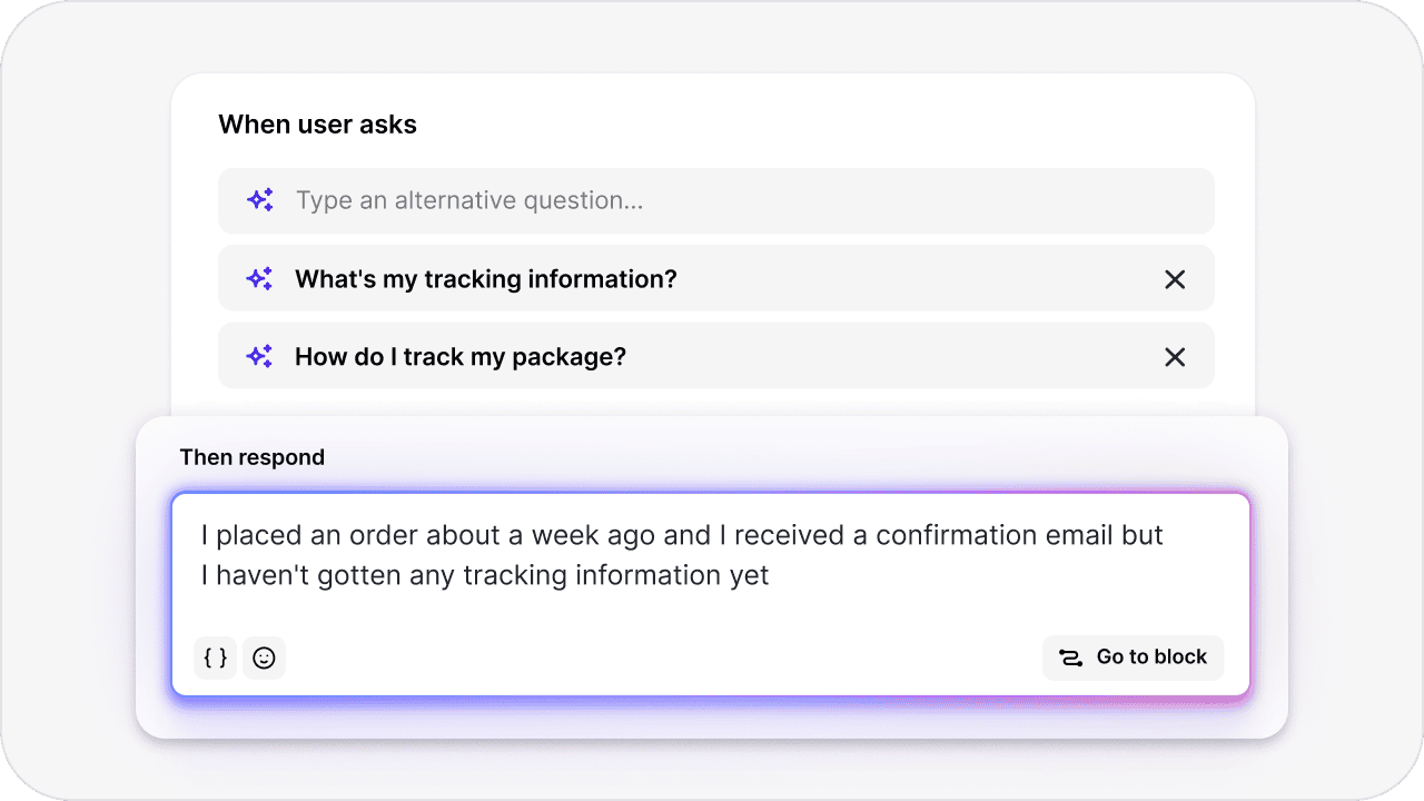 Conversational AI for ecommerce showing automated customer query responses with natural language processing capabilities handling order tracking customer requests