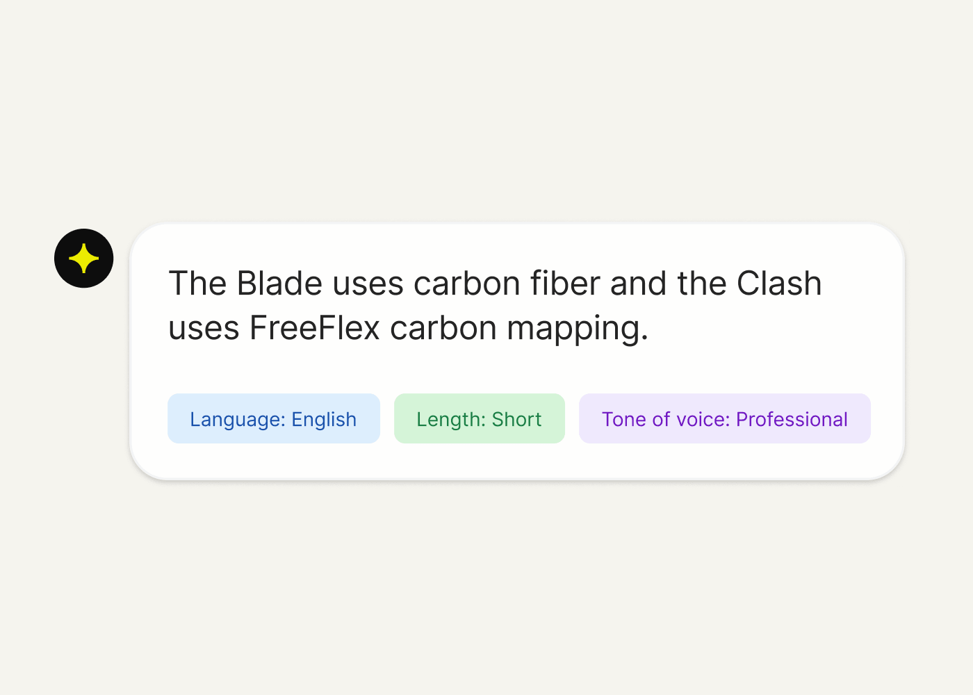 AI agent reply with language, answer length, and tone of voice rules applied
