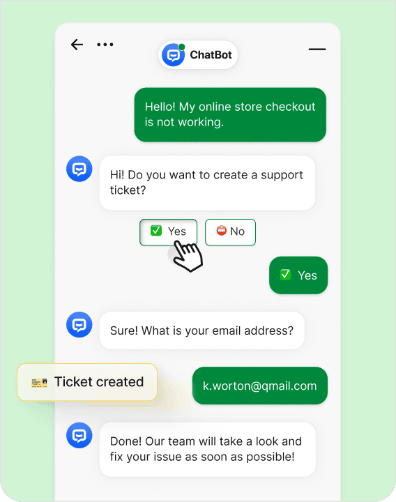 AI sales chatbot engaging visitors with personalized greetings to boost customer engagement and conversion rates on website