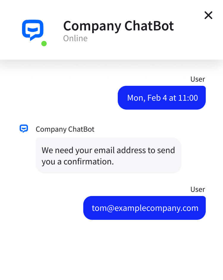 Convert leads with AI chat bot
